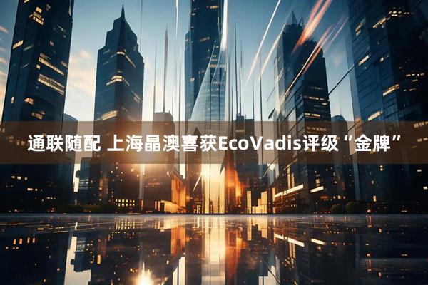 通联随配 上海晶澳喜获EcoVadis评级“金牌”