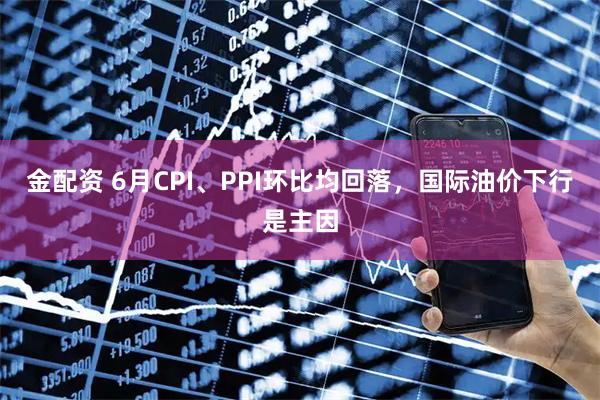 金配资 6月CPI、PPI环比均回落，国际油价下行是主因