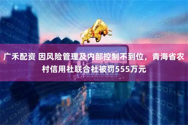 广禾配资 因风险管理及内部控制不到位，青海省农村信用社联合社被罚555万元